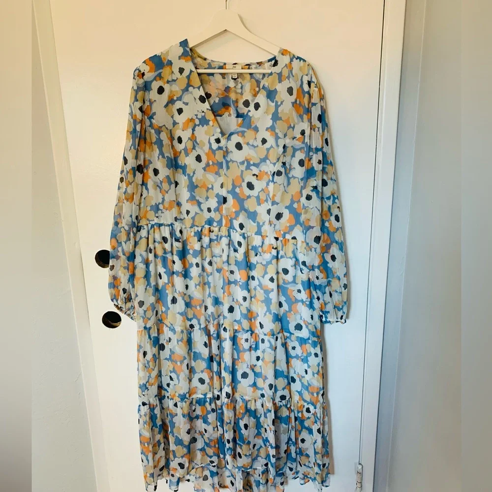 Joie Limited Edition Ladies Printed Maxi Dress 2XL - Picture 8 of 9